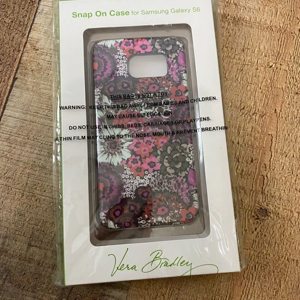 💜 Vera Bradley Samsung Galaxy S6 Case Nwt
